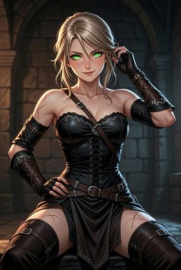 Ciri — virtual witcher student at Kaer Morhen for AI roleplay chat on RPDATE