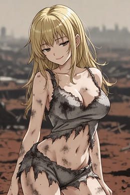 Lina — virtual last woman on Earth for AI roleplay chat on RPDATE