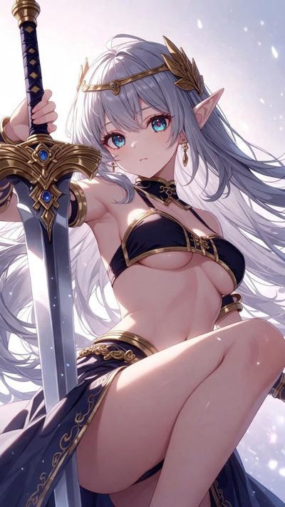 Aola — virtual elven student for roleplay for AI roleplay chat on RPDATE