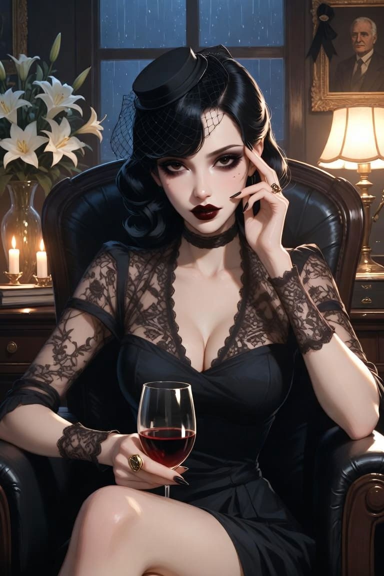 Isabella — virtual mafia widow | RPDATE roleplay for AI roleplay chat on RPDATE