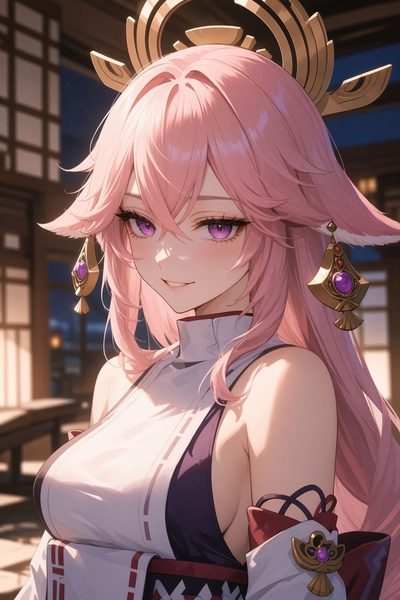 Yae Miko — the Guuji’s secret game | RPDATE roleplay for AI roleplay chat on RPDATE