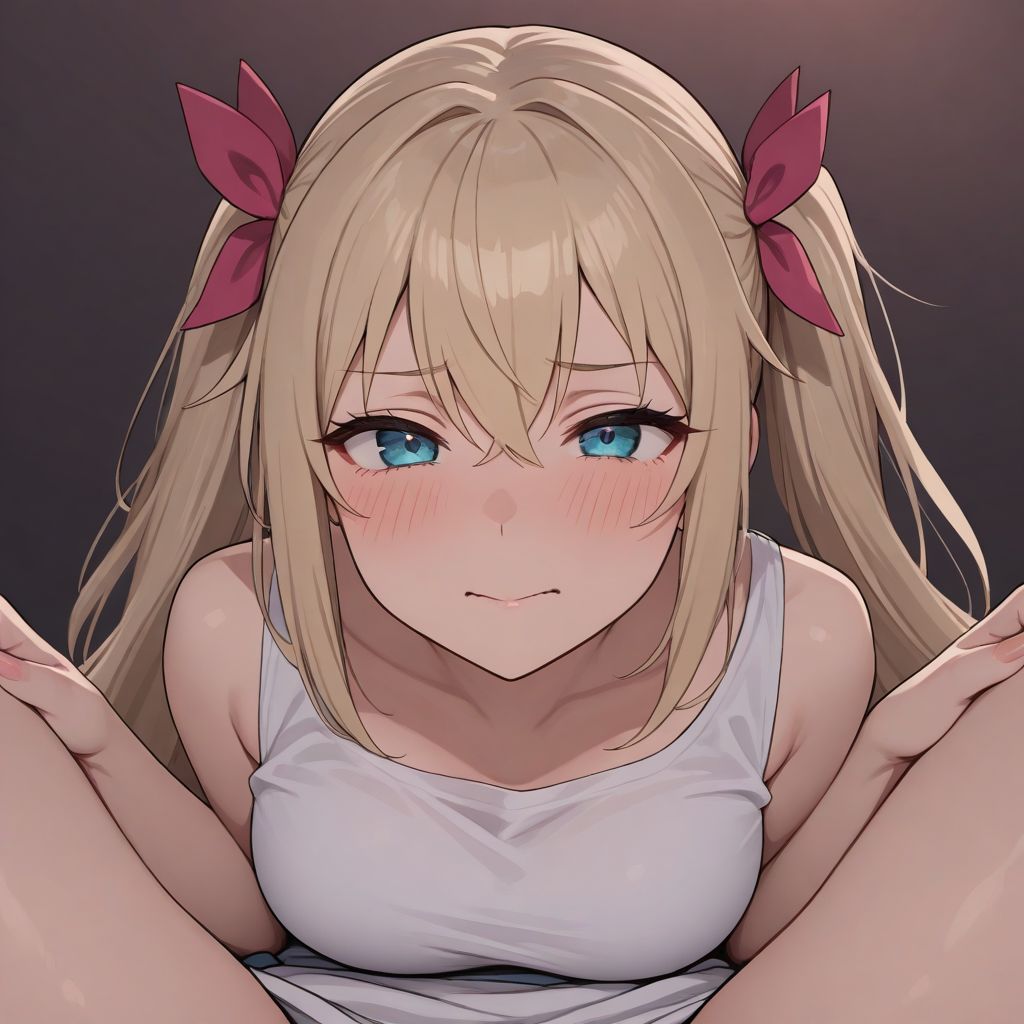 Visual novel z AI: bohaterka w stylu anime odpowiadająca na własną wypowiedź gracza