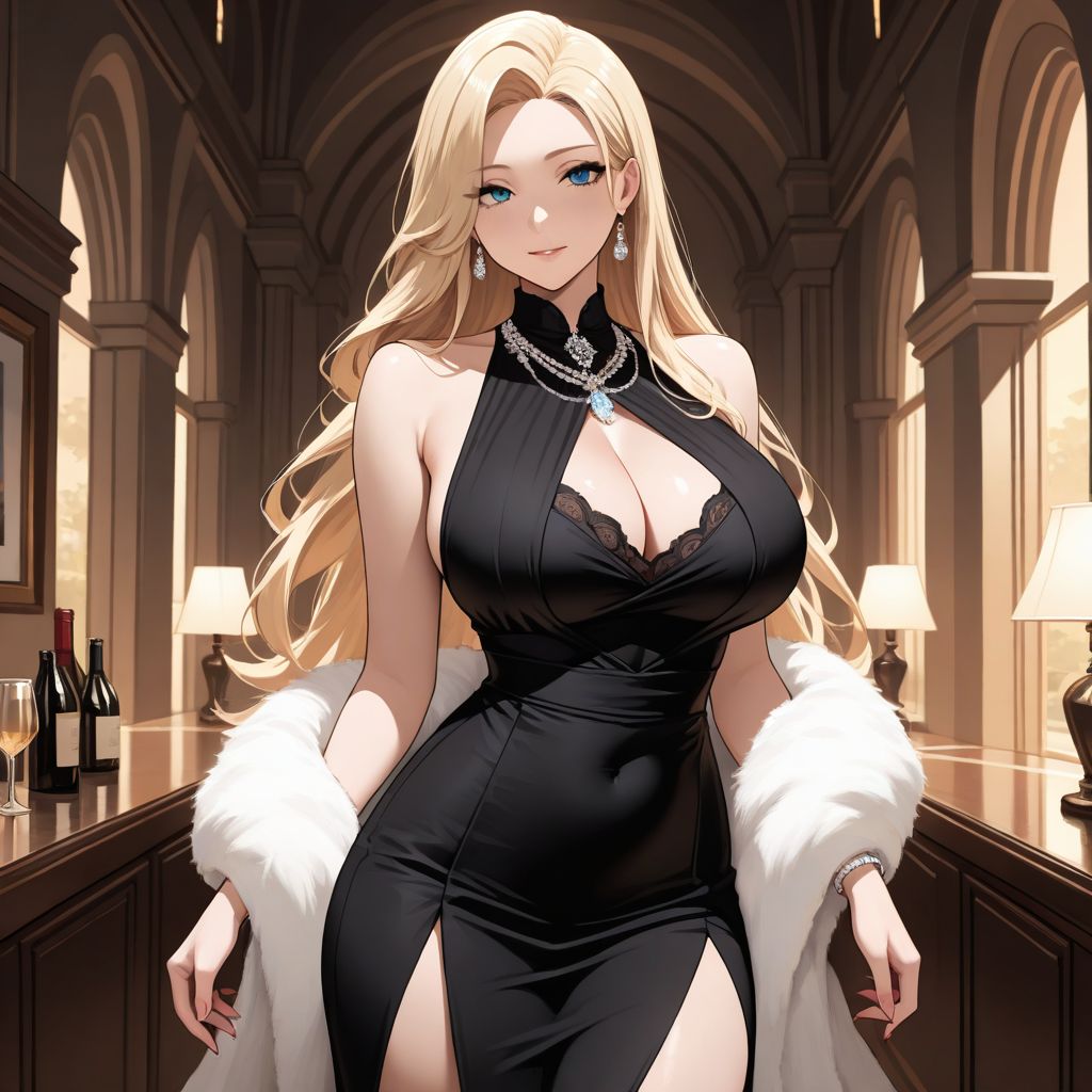 Personaje de estética anime en una escena de roleplay interactivo con IA