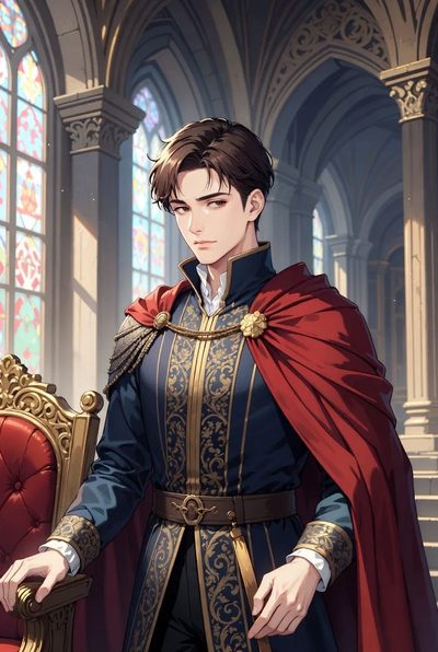 Prince Stefan — virtual heir to the throne for forbidden love for AI roleplay chat on RPDATE