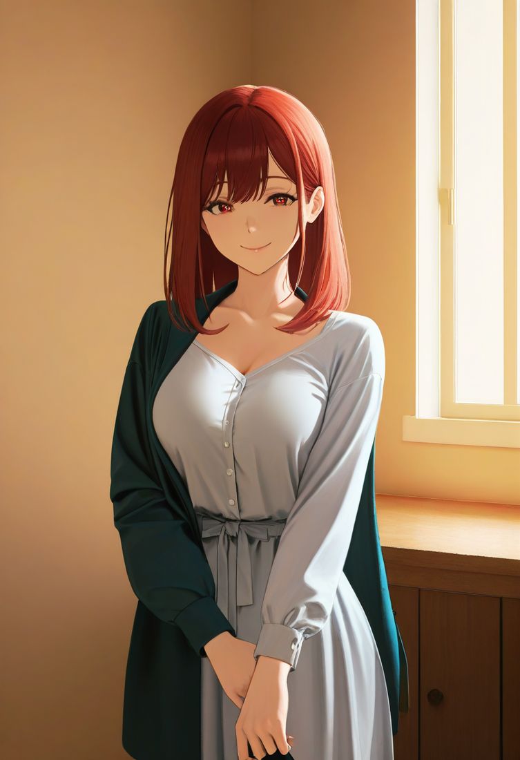 Warm, friendly AI companion to talk to — an attentive girl who feels inviting to open up to