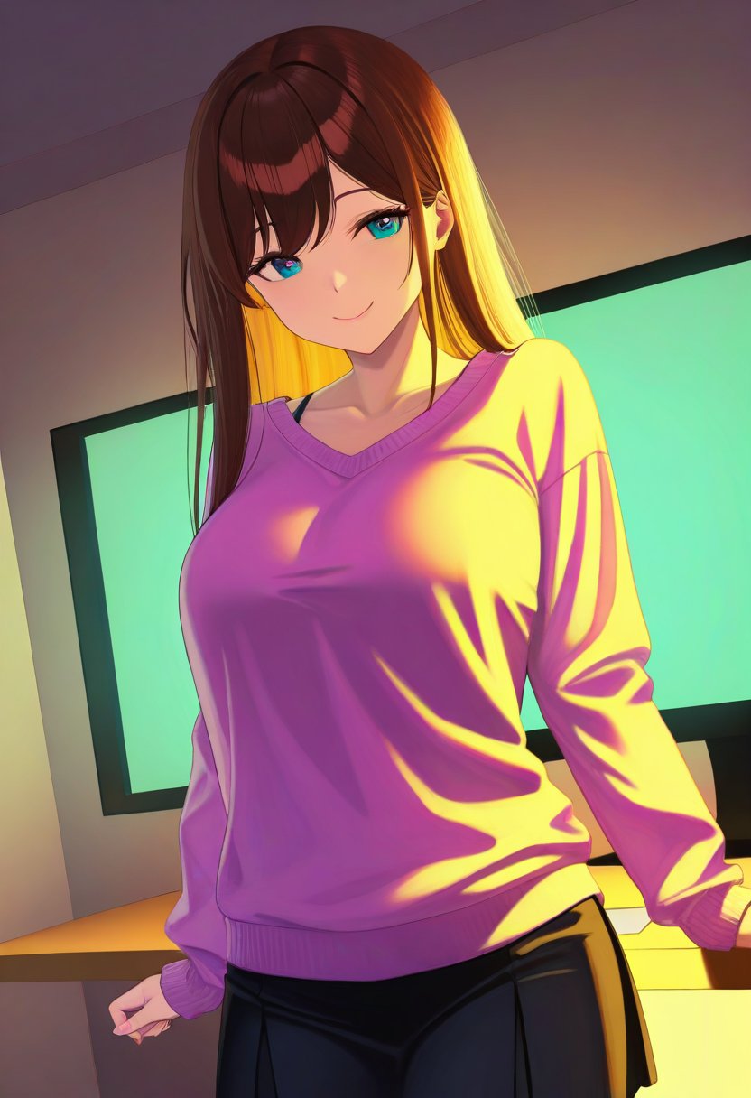 Virtual girlfriend character on RPDATE — example 1