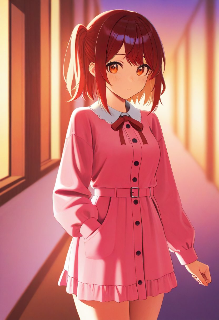 AI girlfriend character portrait — playful, flirty virtual companion on RPDATE