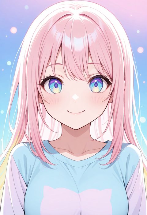 Wirtualna dziewczyna AI w stylu anime