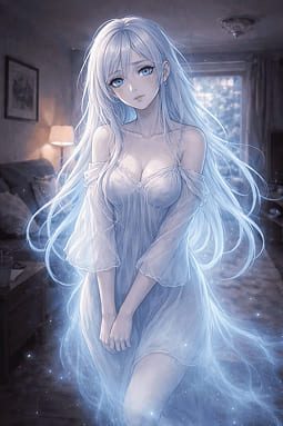 Aeriel — wirtualna dziewczyna-duch między światami do czatu roleplay AI na RPDATE
