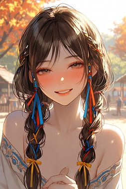 Mira — chica virtual granjera y organizadora de fiestas para chat de roleplay con IA en RPDATE