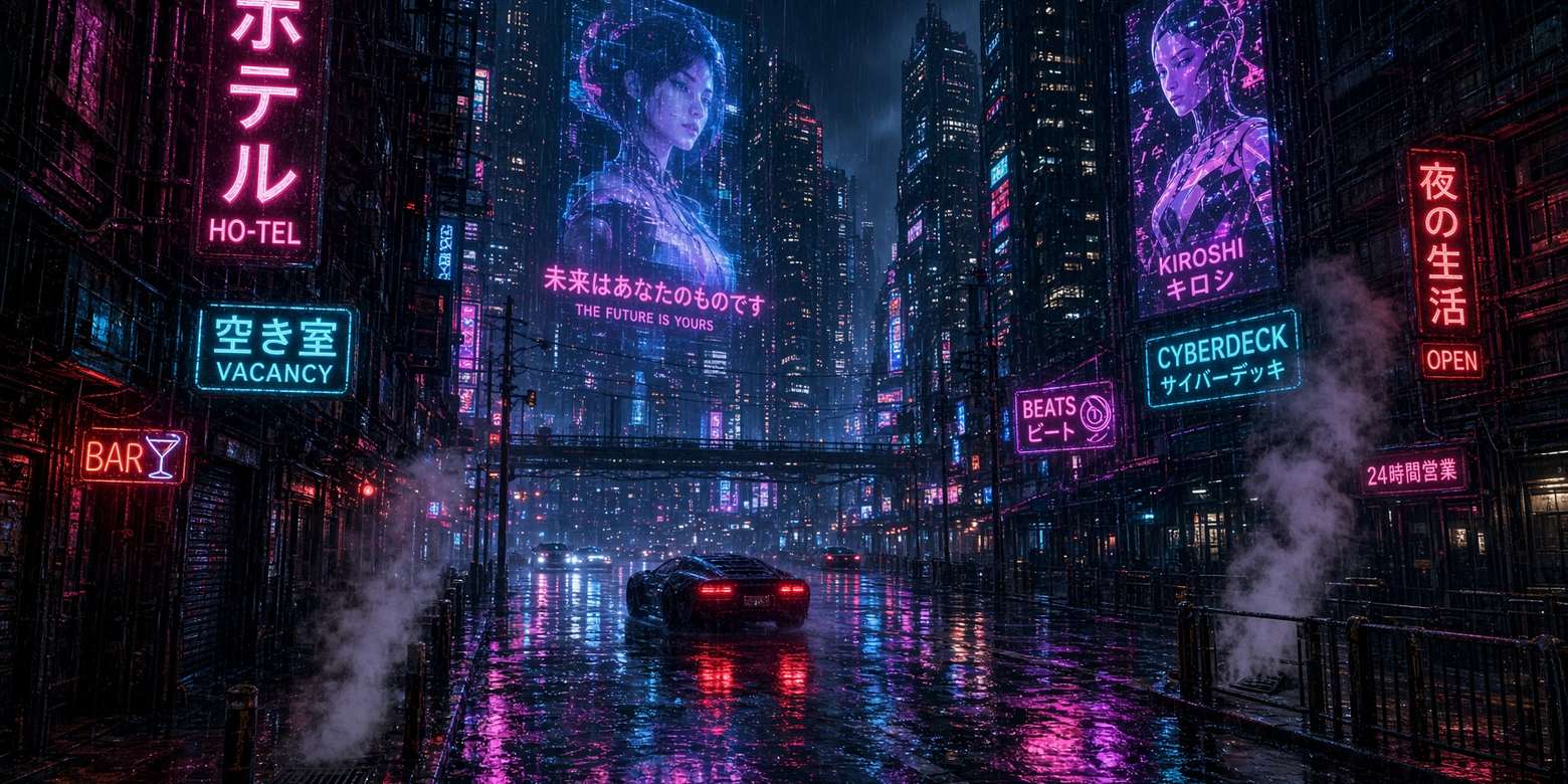 Ночной город — фон мира